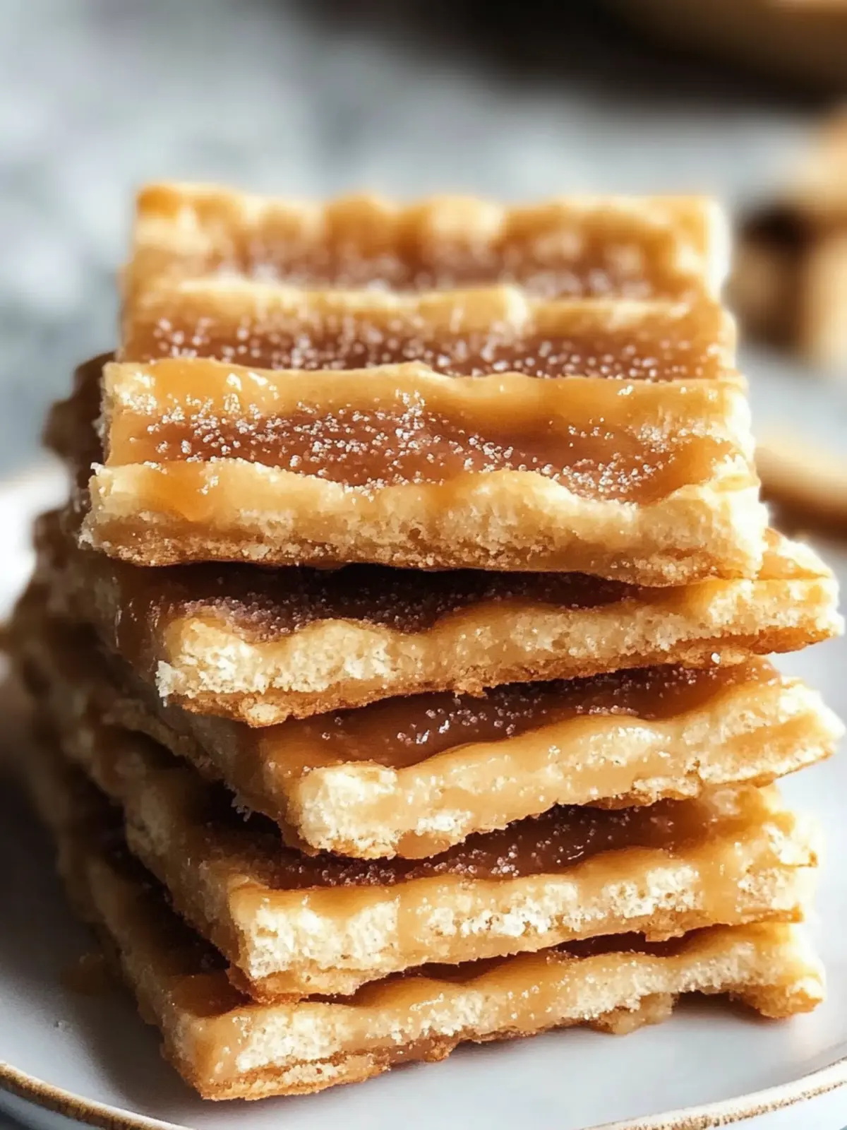 Churro Toffee Saltine Squares: Sweet & Salty Bliss! 2 Churro Toffee Saltine Squares