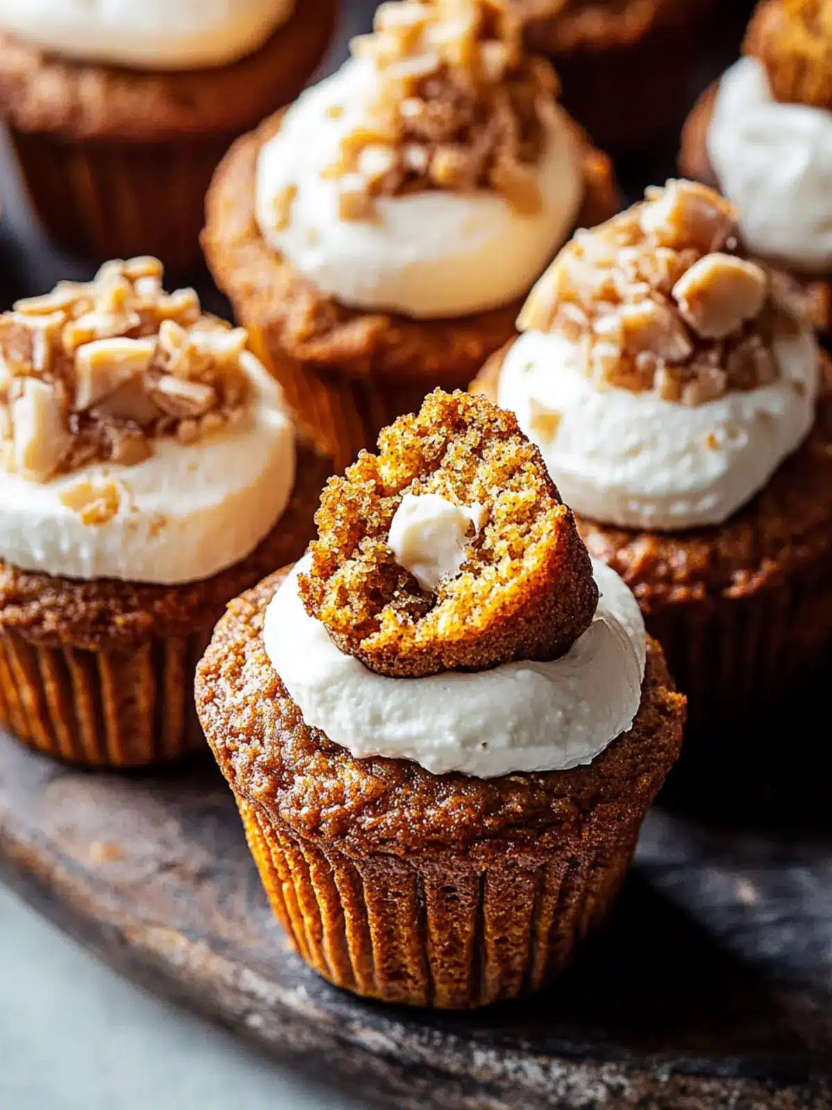 Pumpkin Muffins with Maple Cream Cheese Filling