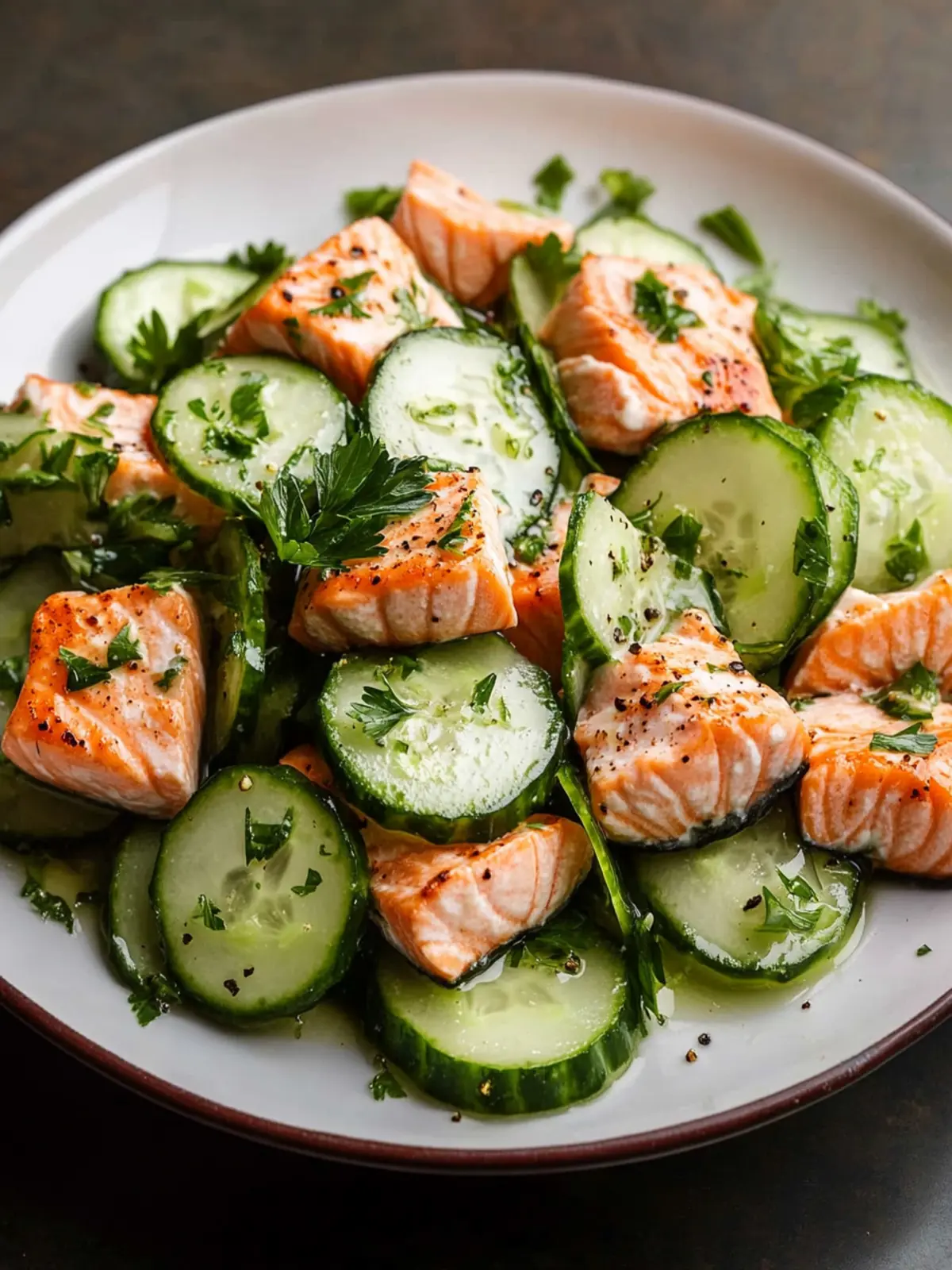 Simple Salmon Cucumber Salad That Brightens Your Table 2 Simple Salmon Cucumber Salad