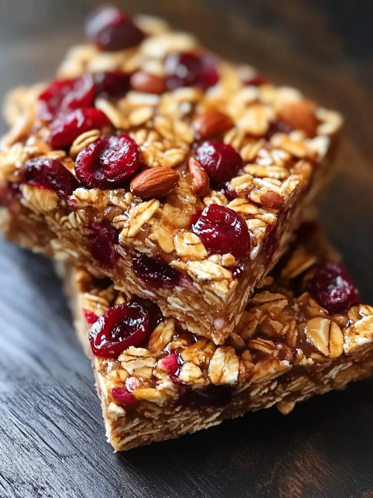 Nutty Cranberry Granola Bars for a Boost of Energy 5 Cranberry Nut Granola Bars