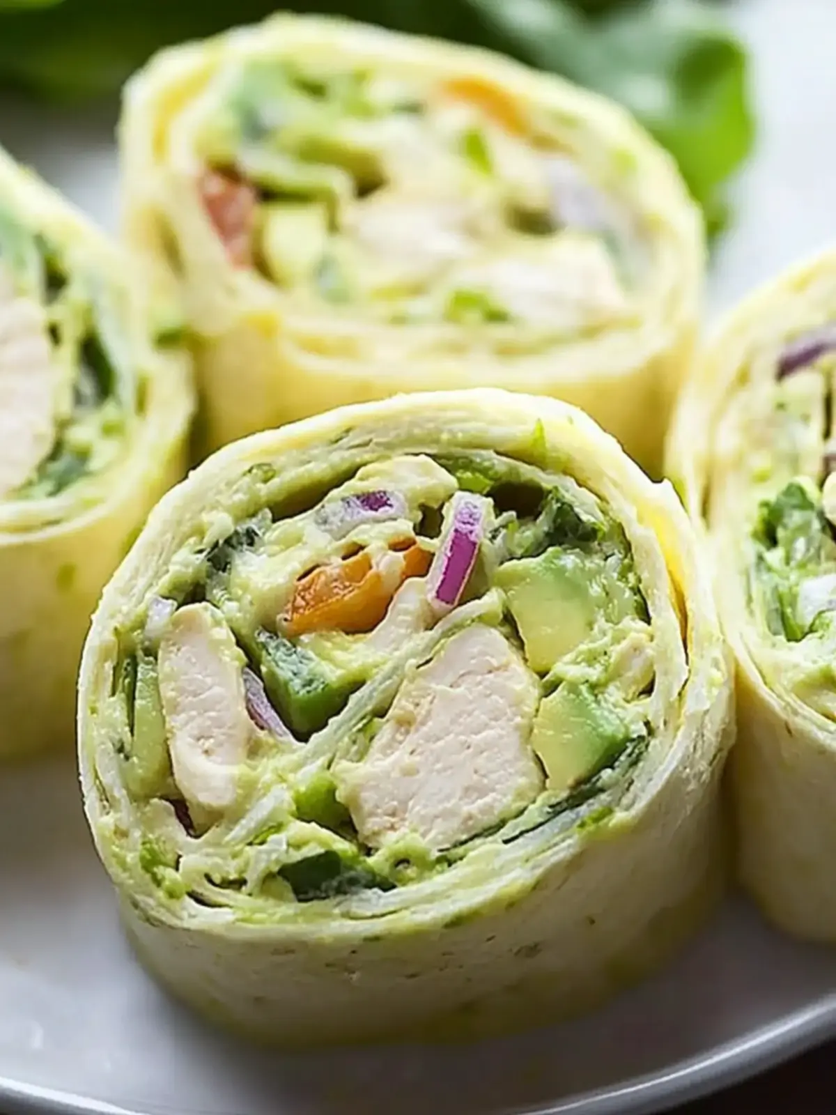 Deliciously Easy Chicken Avocado Salad Roll Ups You’ll Love 4 Chicken Avocado Salad Roll Ups