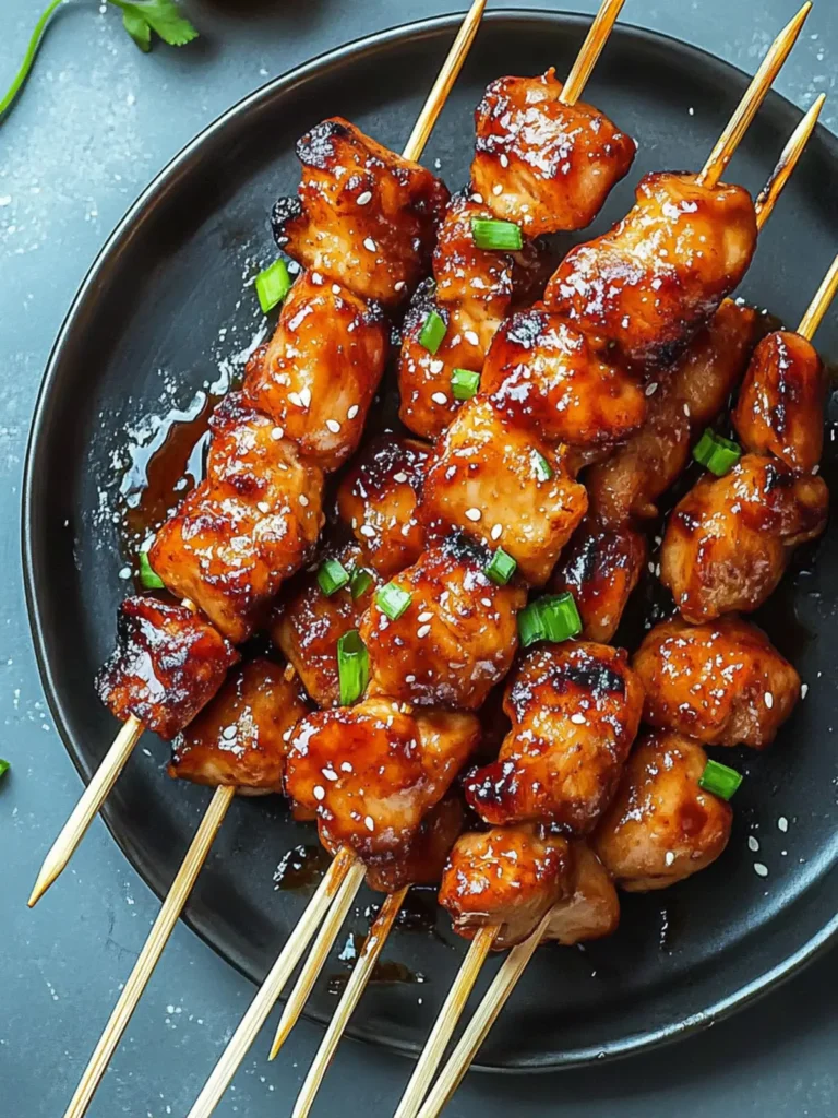 Chinese Chicken on a Stick