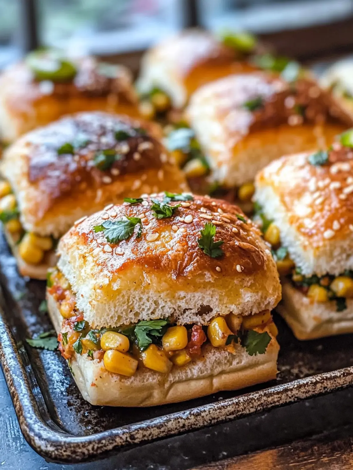 Delicious Mexican Paneer & Corn Sliders for Game Night Fun 4 Mexican Paneer & Corn Sliders