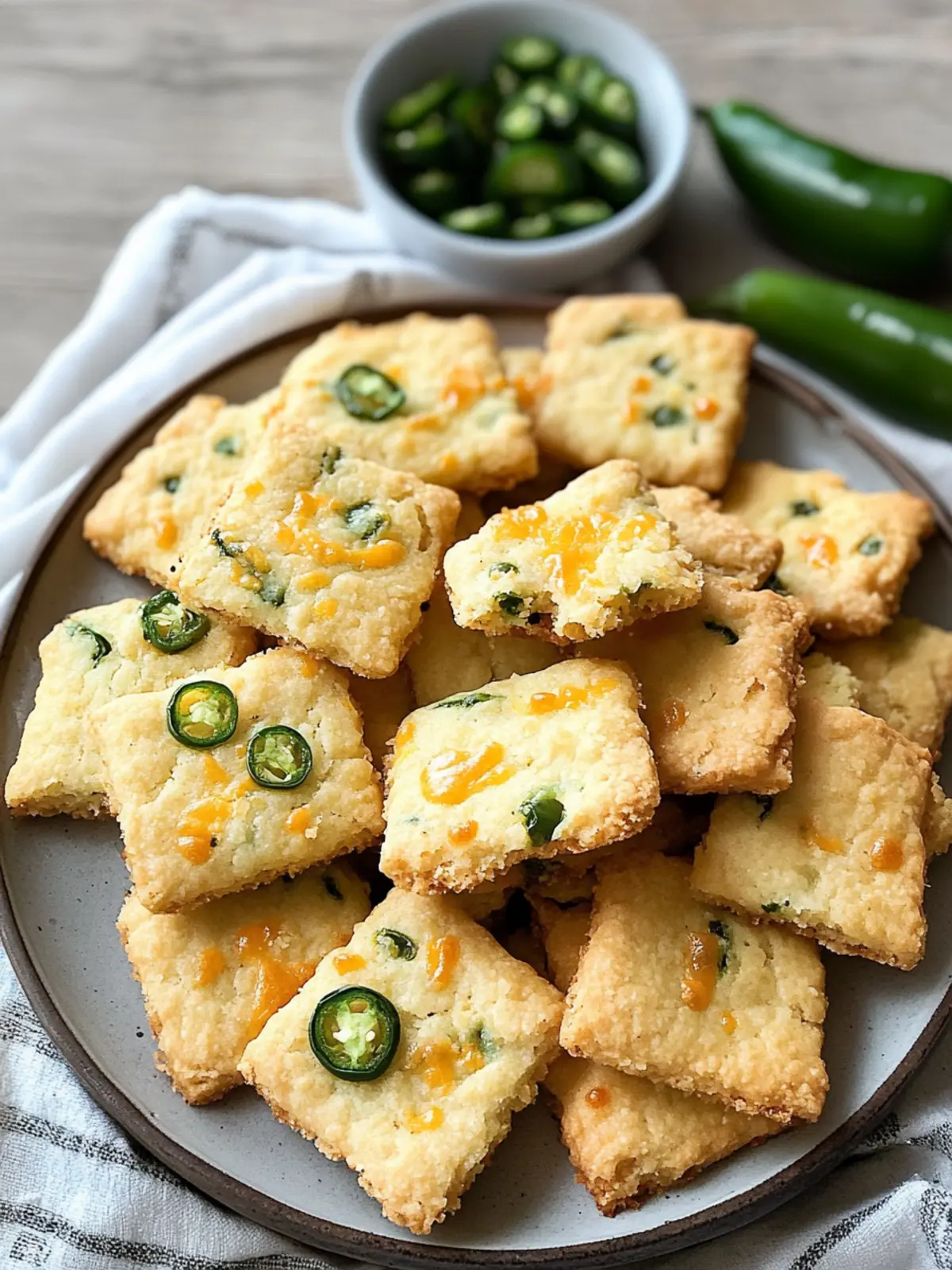 Cheesy Jalapeño Shortbread: Your New Favorite Spicy Snack 2 Cheesy Jalapeño Shortbread