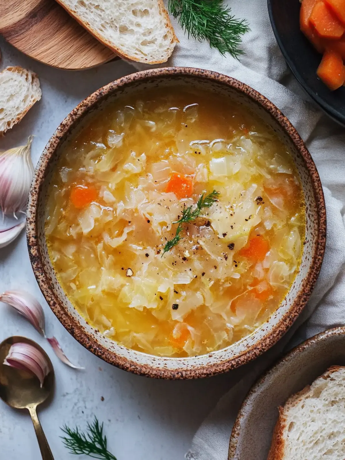 Heartwarming Polish Sauerkraut Soup for Cozy Nights 3 Polish Sauerkraut Soup