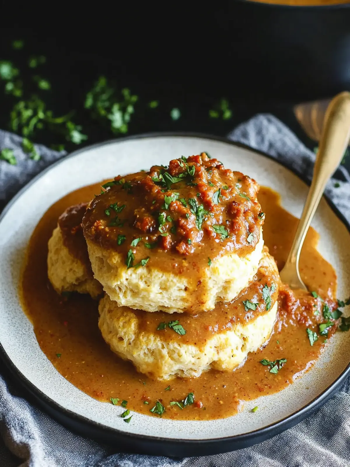 Savor the Comfort: Biscuits and Chorizo Gravy Done Right 5 Biscuits and Chorizo Gravy