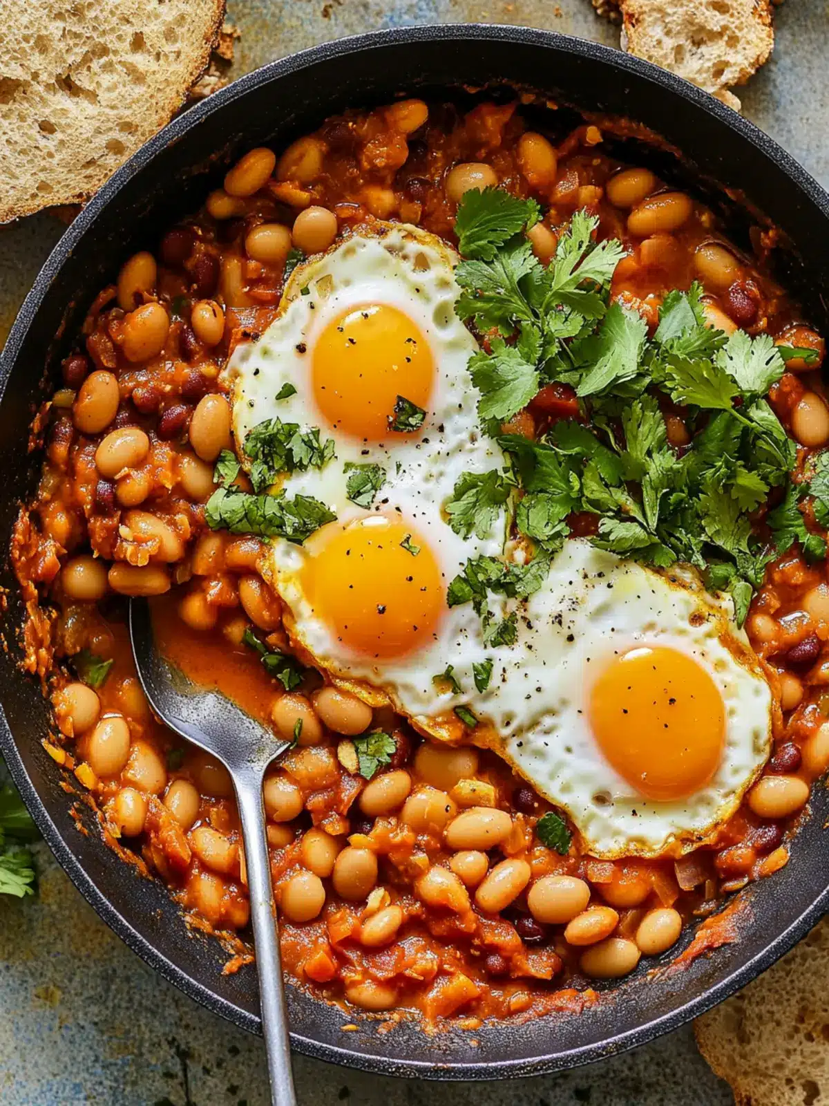 Savory Breakfast Beans and Eggs Skillet You’ll Crave Daily 4 Breakfast Beans and Eggs Skillet