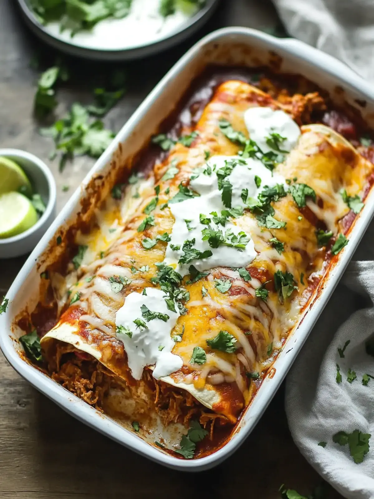 Savory Shredded Beef Enchiladas with Smoky Ancho Sauce 2 Shredded Beef Enchiladas