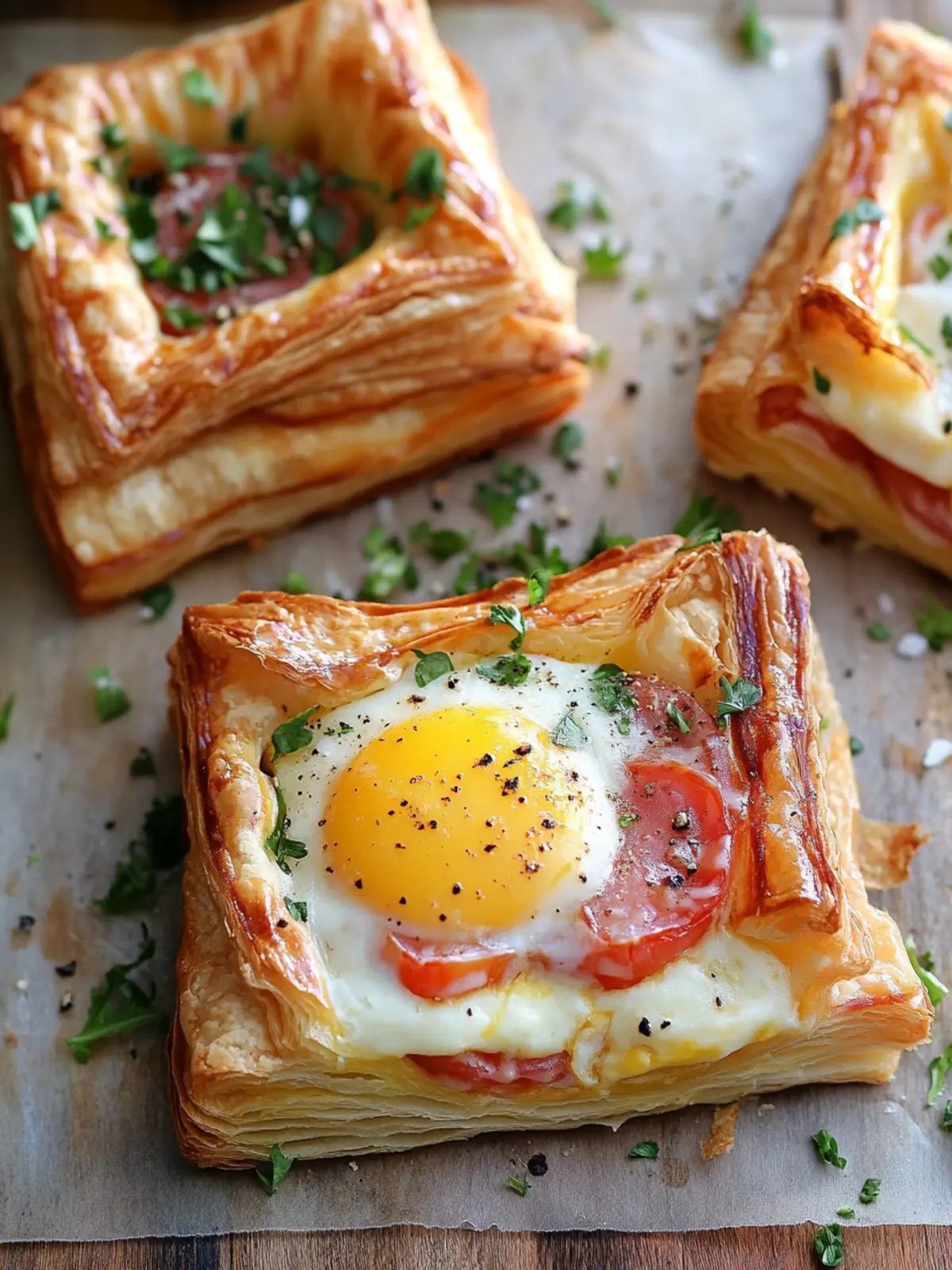 Puff Pastry Croque Madame