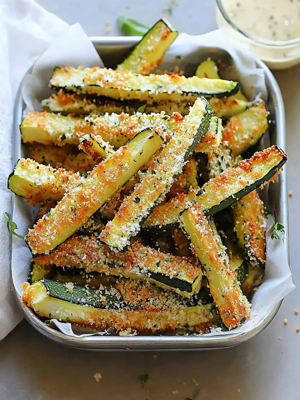 Parmesan Zucchini Fries