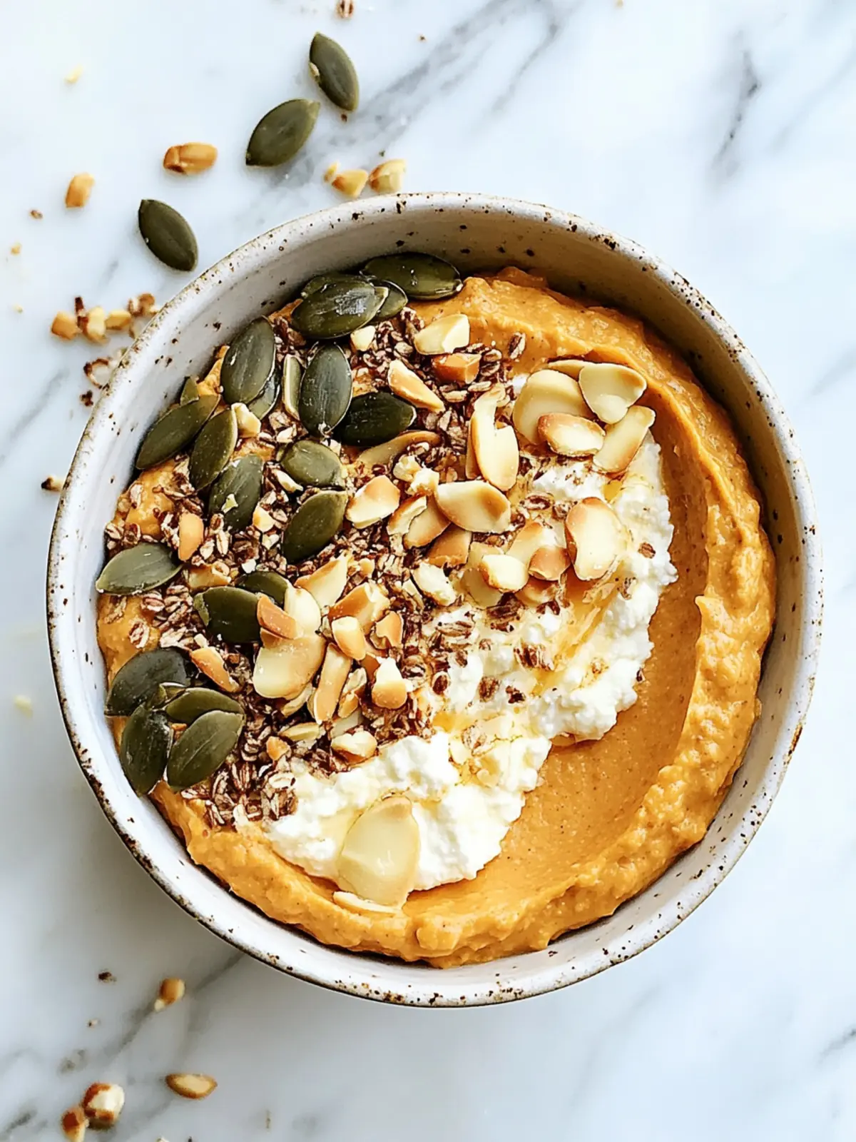 Pumpkin Whipped Cottage Cheese Breakfast Bowl for Cozy Mornings 2 Pumpkin Whipped Cottage Cheese Breakfast Bowl