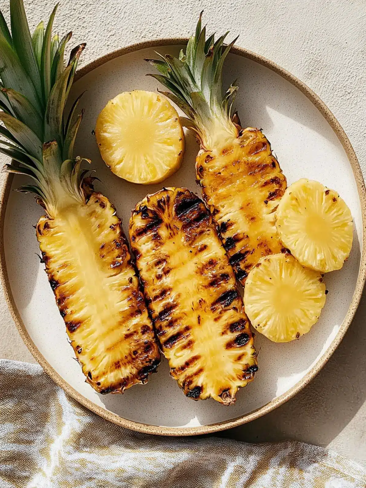 Delicious Grilled Pineapple: A Sweet and Savory Delight 2 Grilled Pineapple