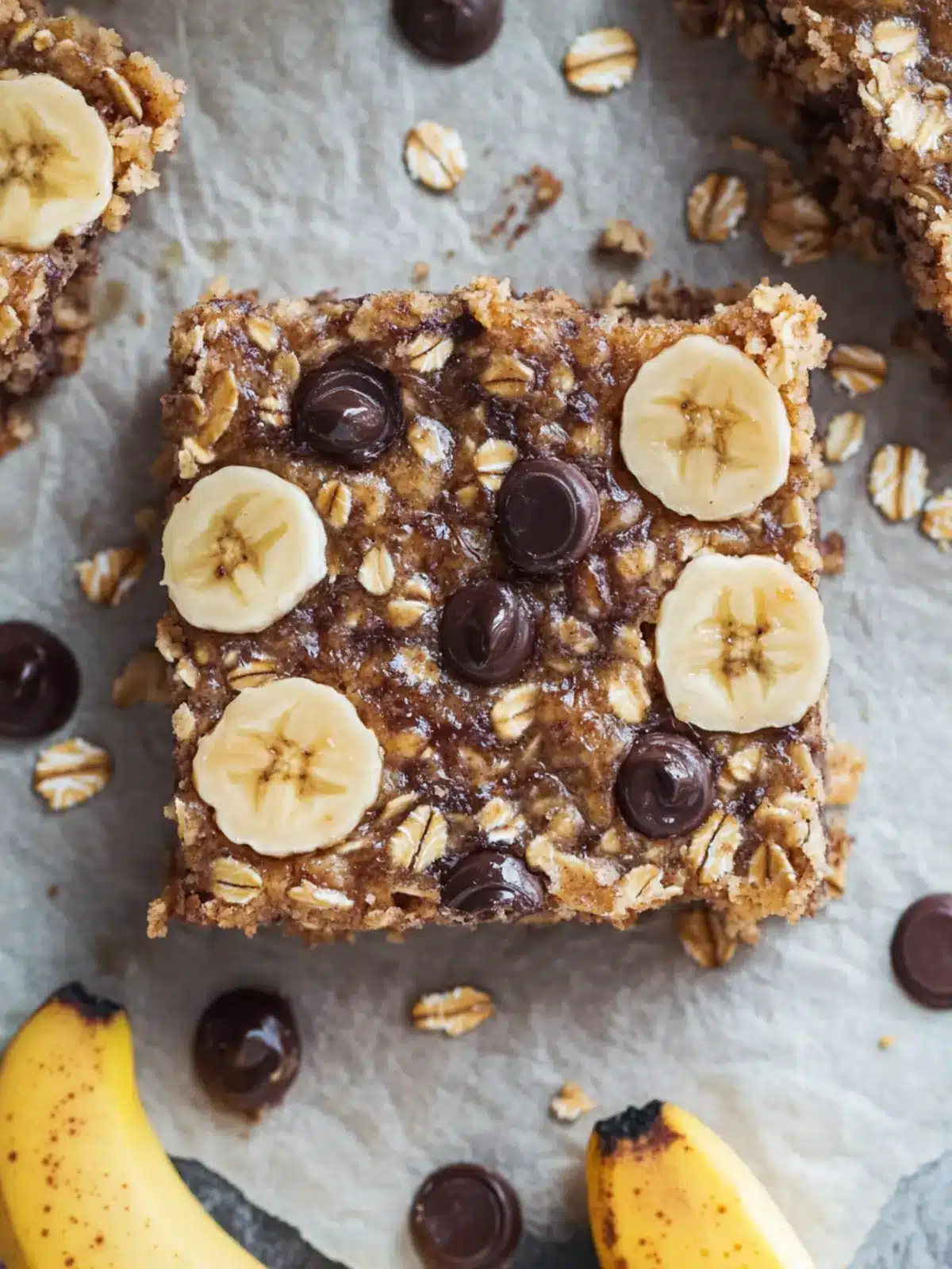 Banana Oatmeal Bars