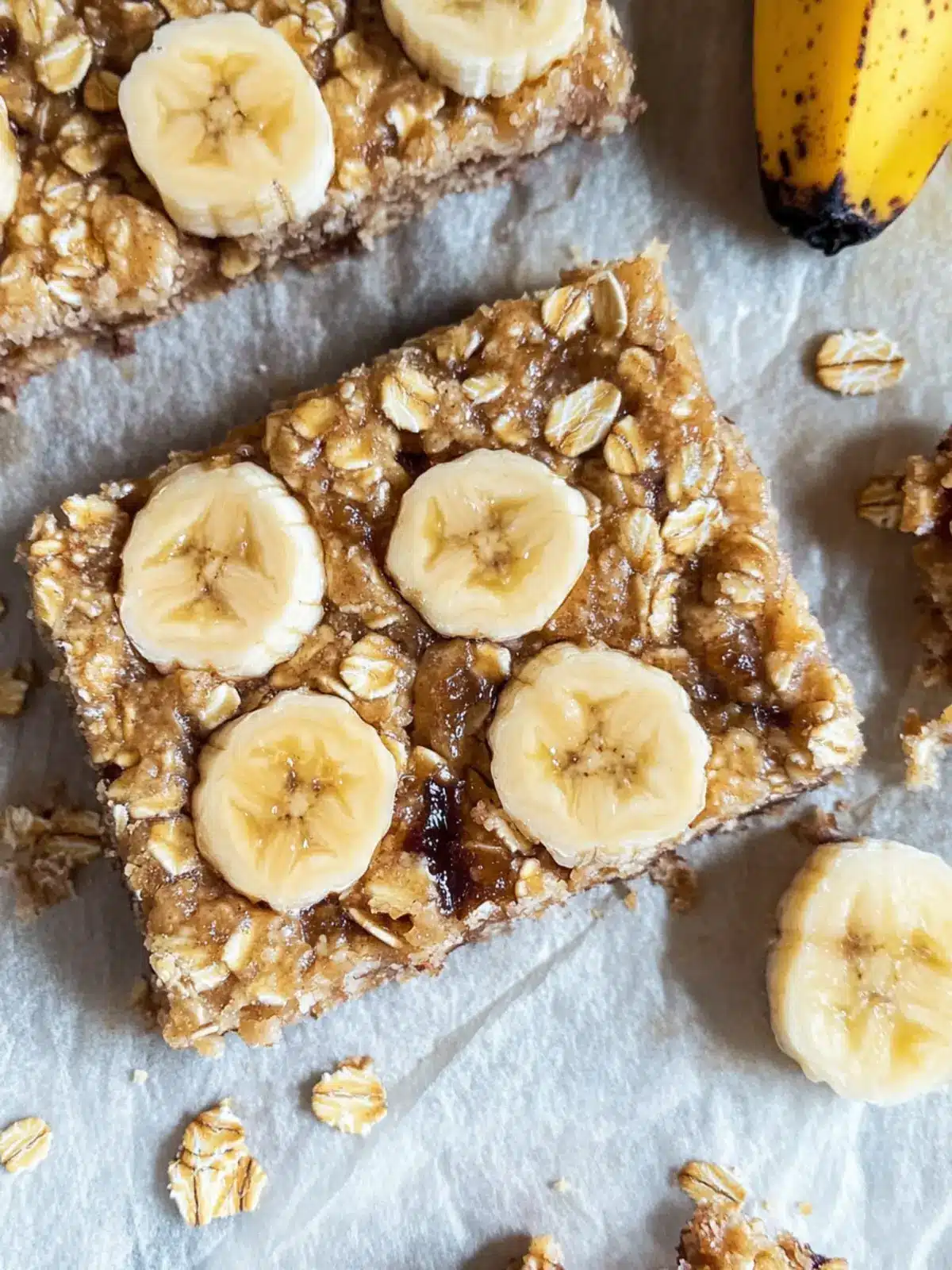 Banana Oatmeal Bars