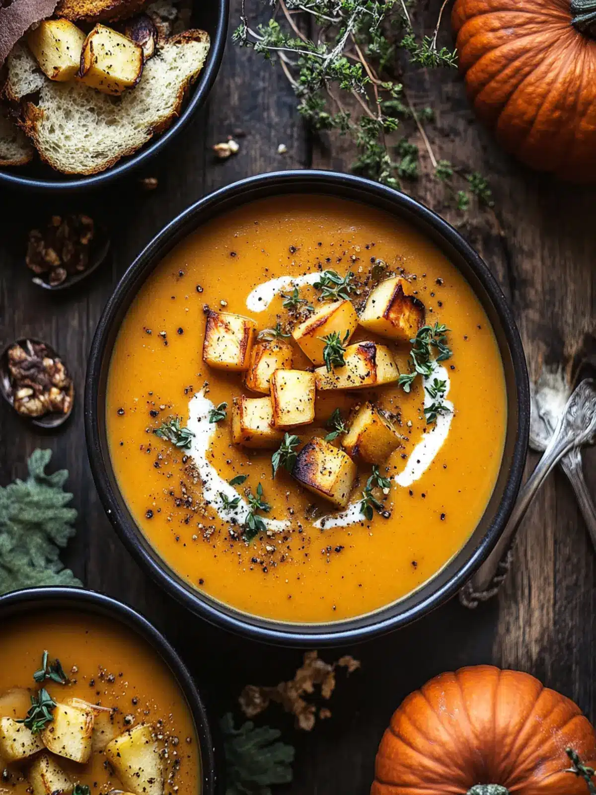 Creamy Roasted Apple Pumpkin Soup for Cozy Fall Nights 2 Creamy Roasted Apple Pumpkin Soup