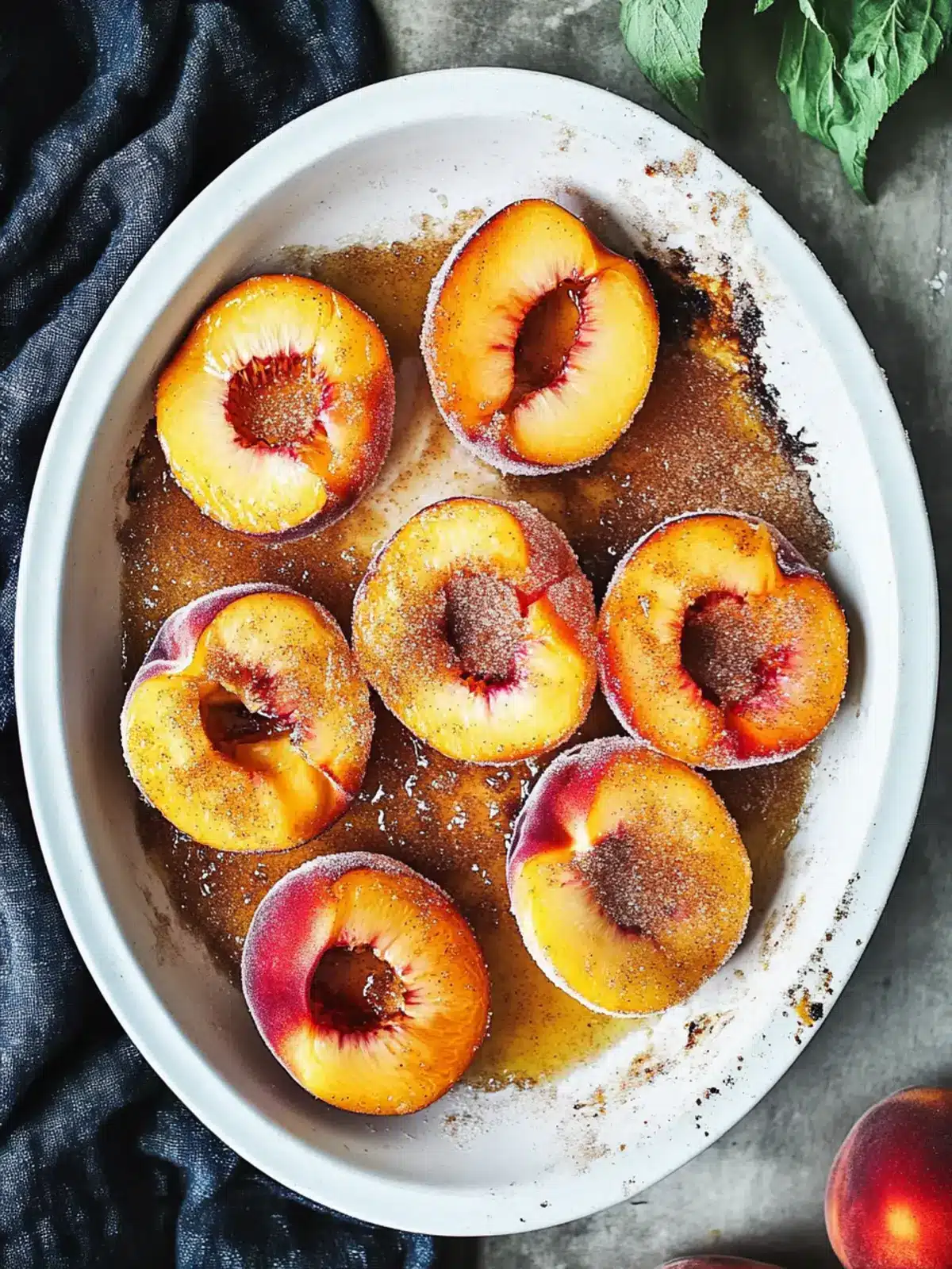 Cinnamon Sugar Baked Peaches: A Sweet Summer Delight 4 Cinnamon Sugar Baked Peaches