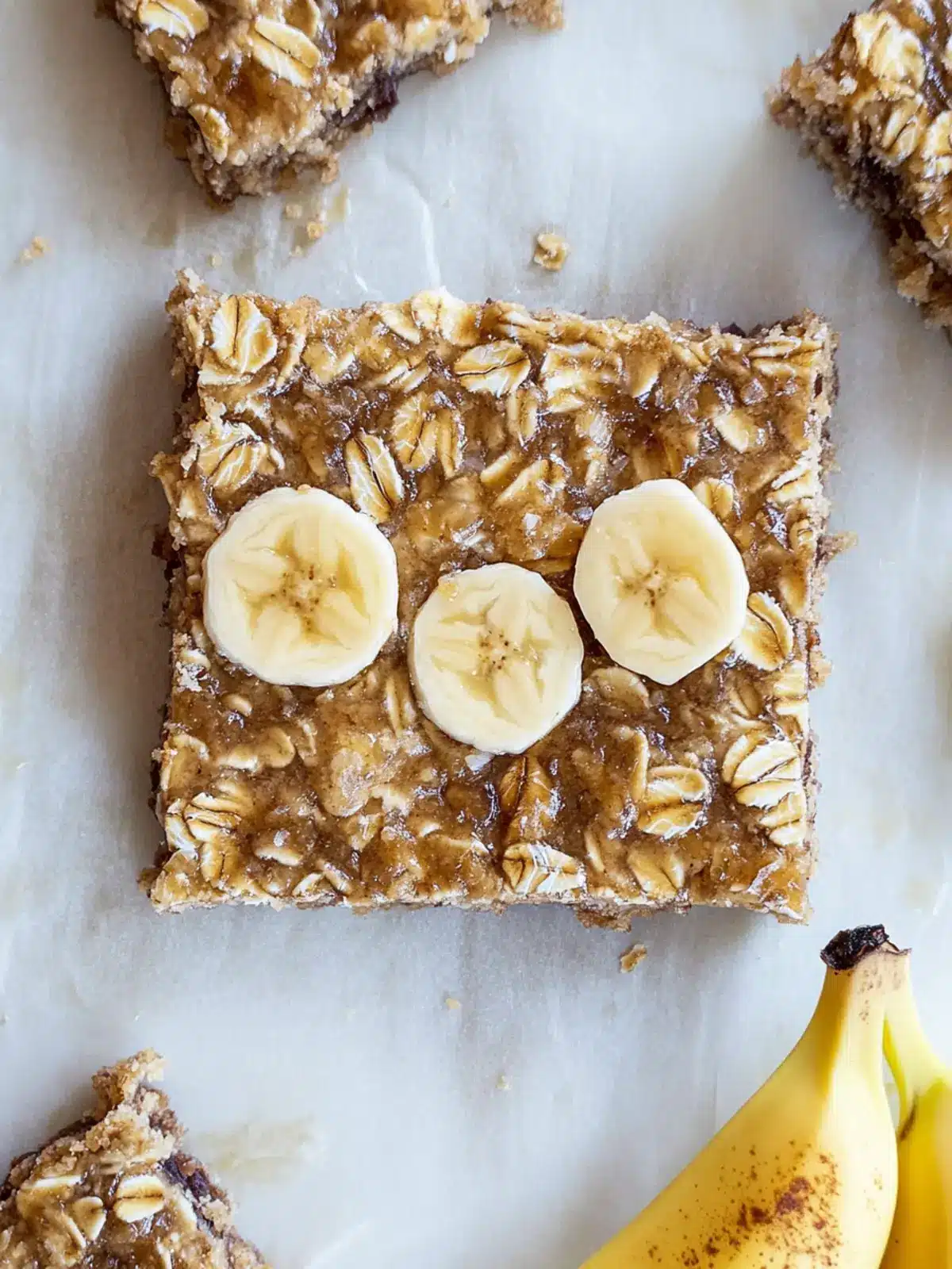 Banana Oatmeal Bars