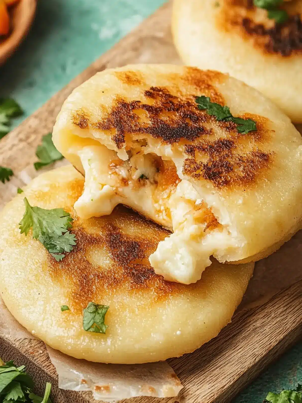Arepas con Queso
