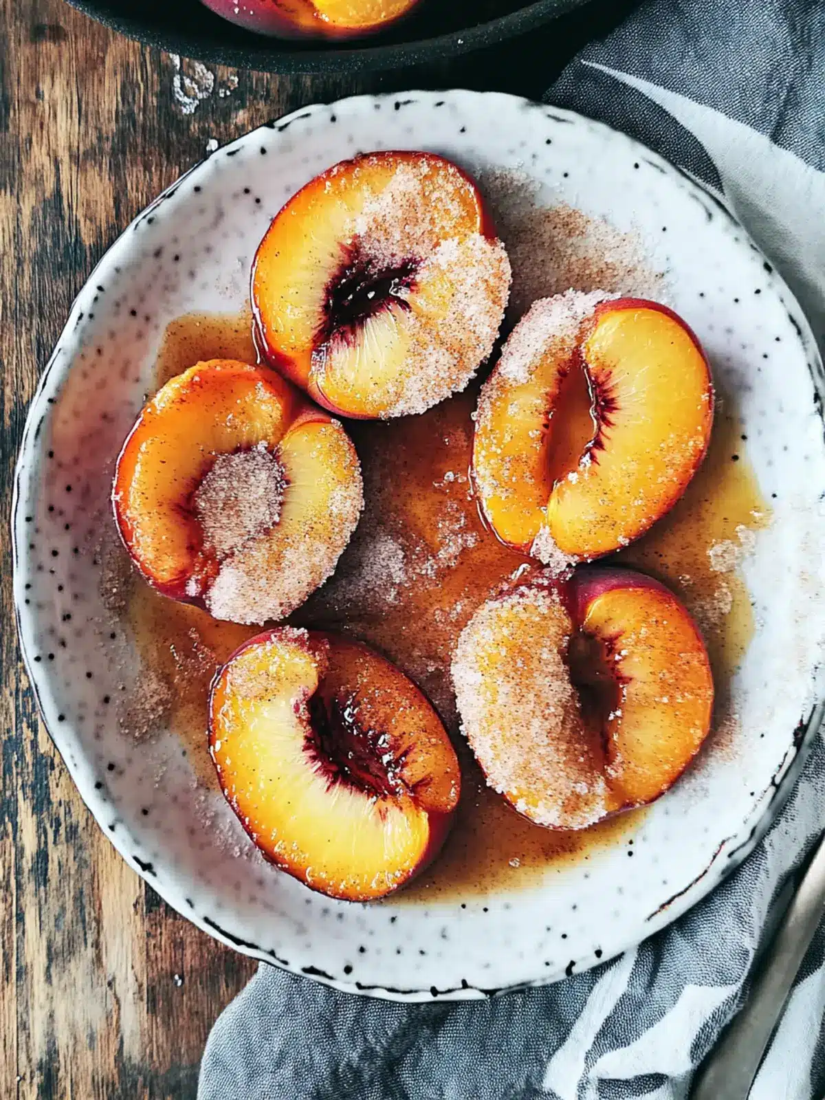 Cinnamon Sugar Baked Peaches: A Sweet Summer Delight 2 Cinnamon Sugar Baked Peaches