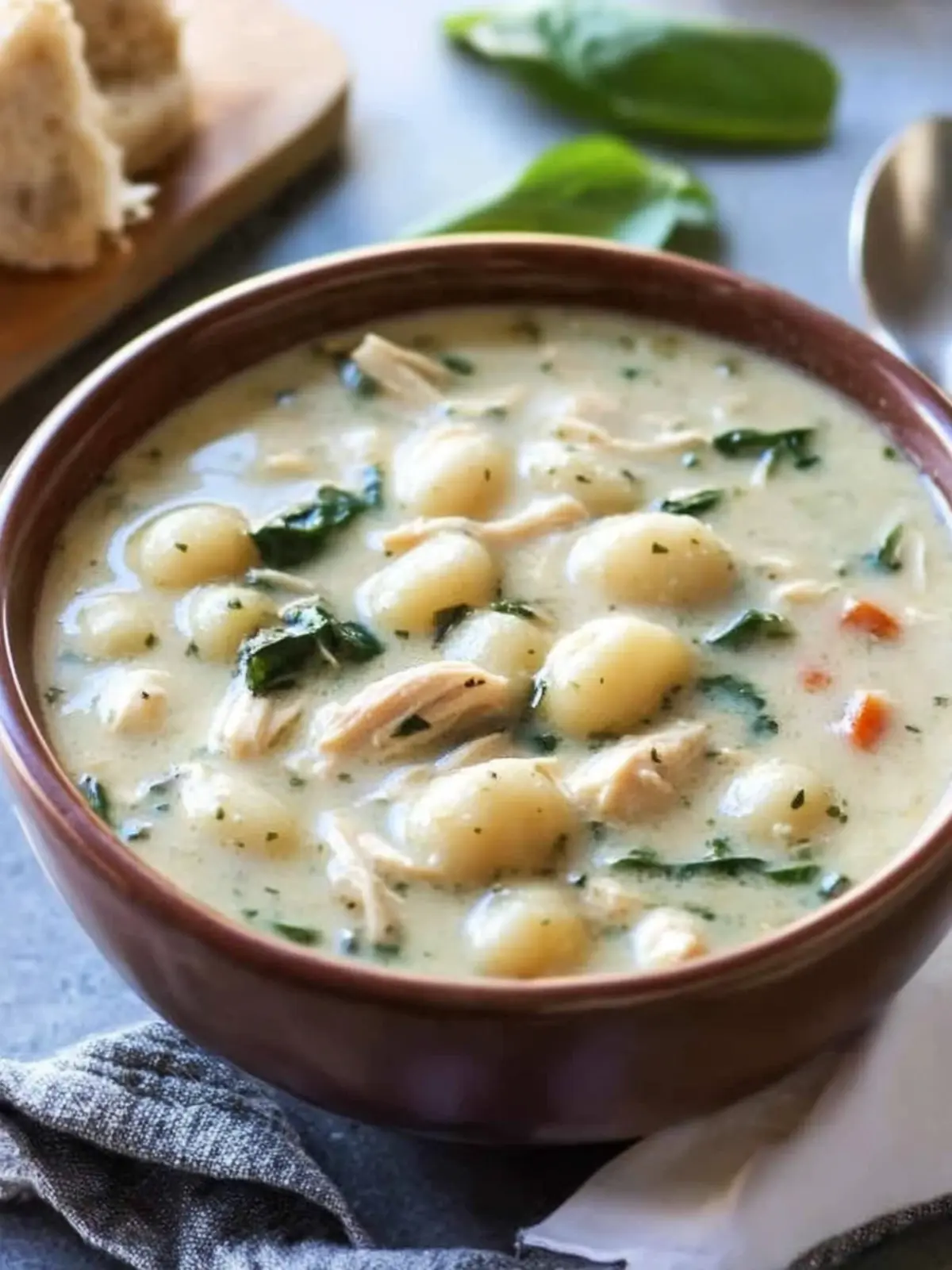 Hearty Olive Garden Chicken Gnocchi Soup Made Easy at Home 3 Olive Garden Chicken Gnocchi Soup