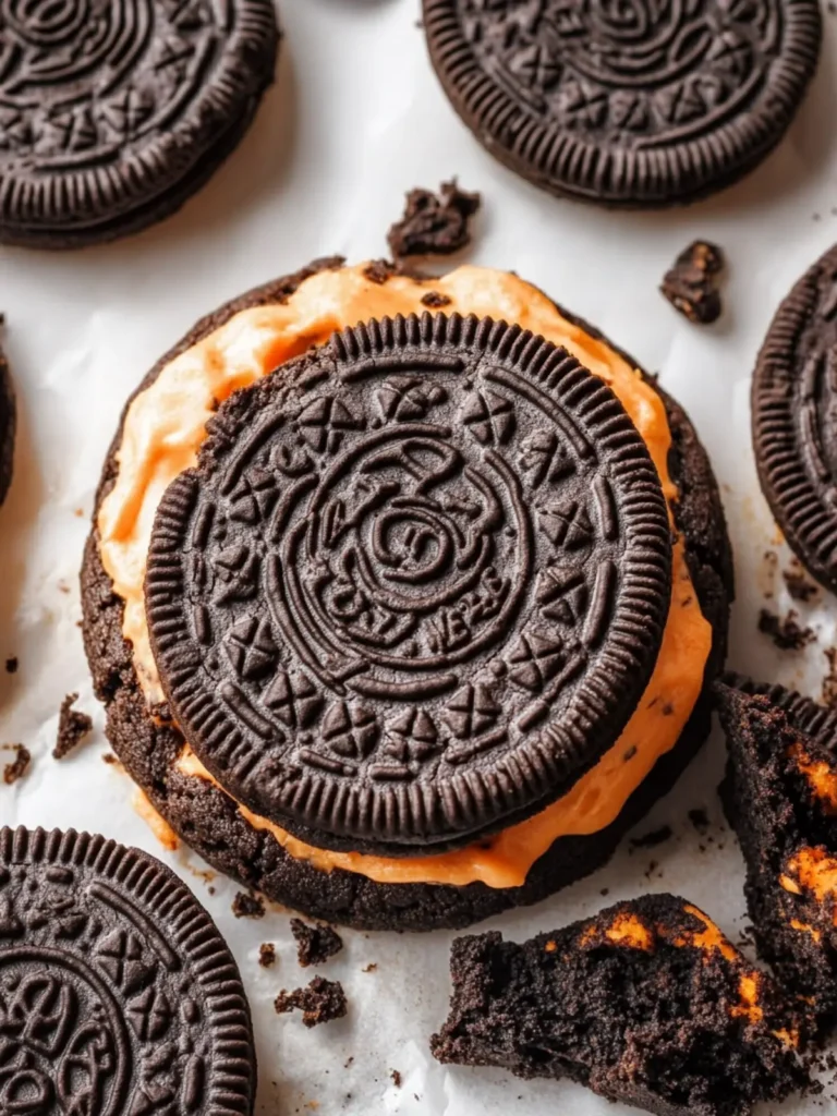 Halloween Oreo Chocolate Cookies