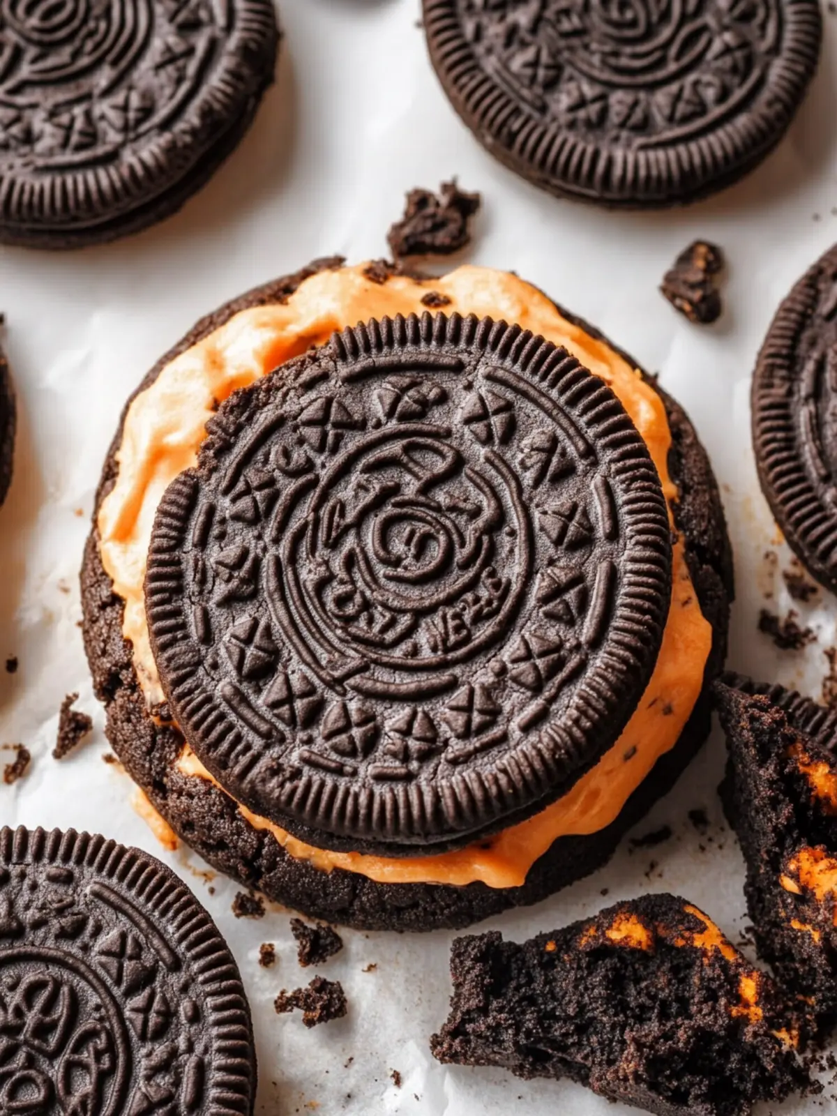 Halloween Oreo Chocolate Cookies