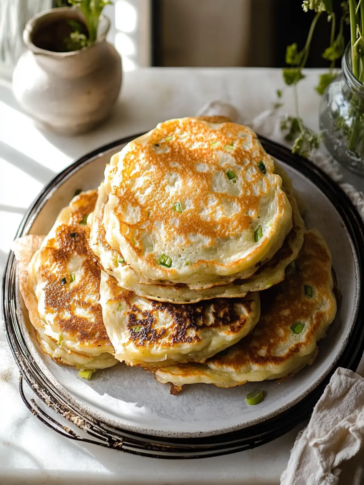 Savory Leek and Havarti Pancakes for a Cozy Home Meal 4 Leek and Havarti Pancakes