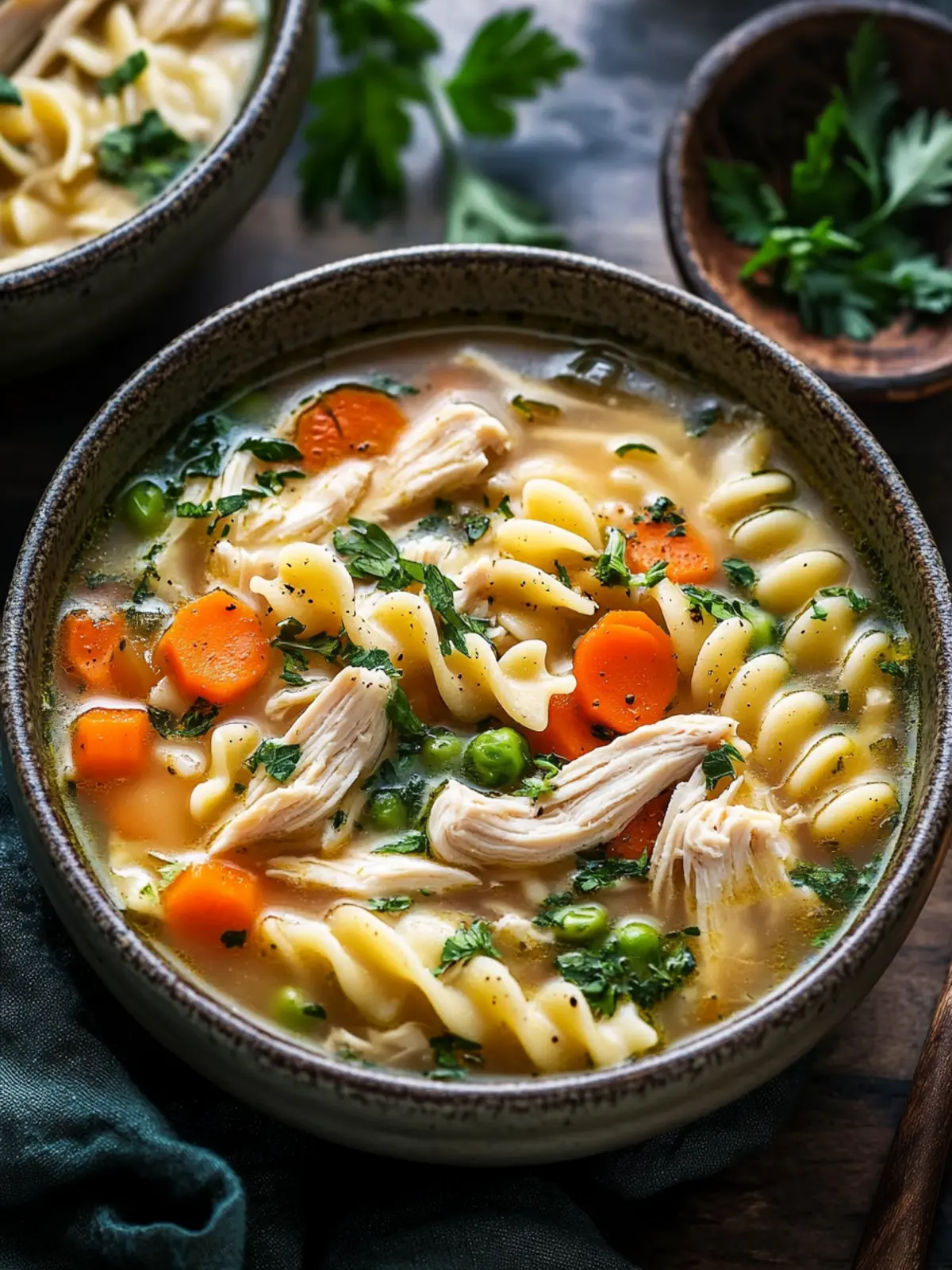 Herbal Chicken Noodle Soup That Heals and Comforts You 2 Chicken Noodle Soup with Herbs