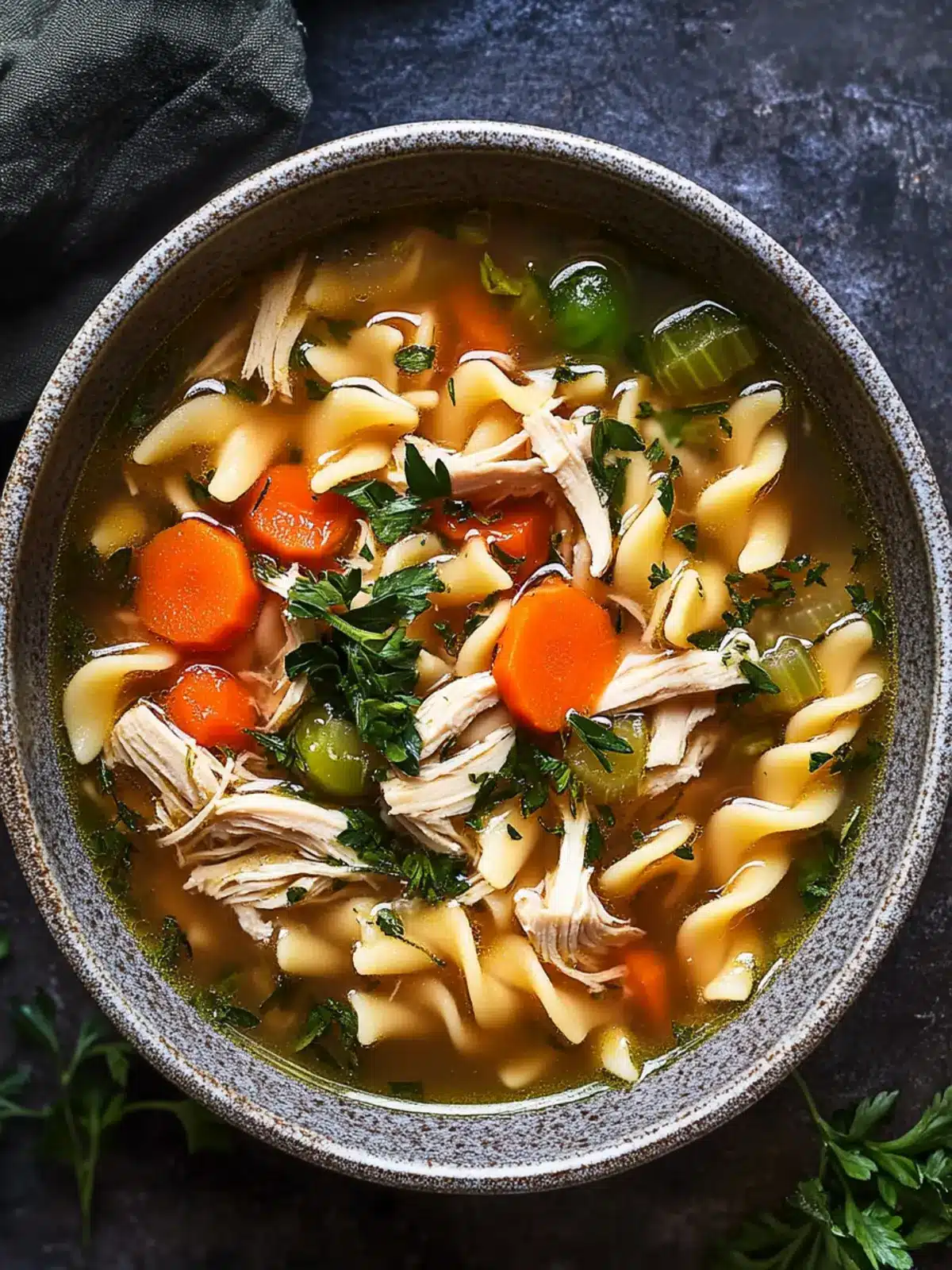 Herbal Chicken Noodle Soup That Heals and Comforts You 5 Chicken Noodle Soup with Herbs