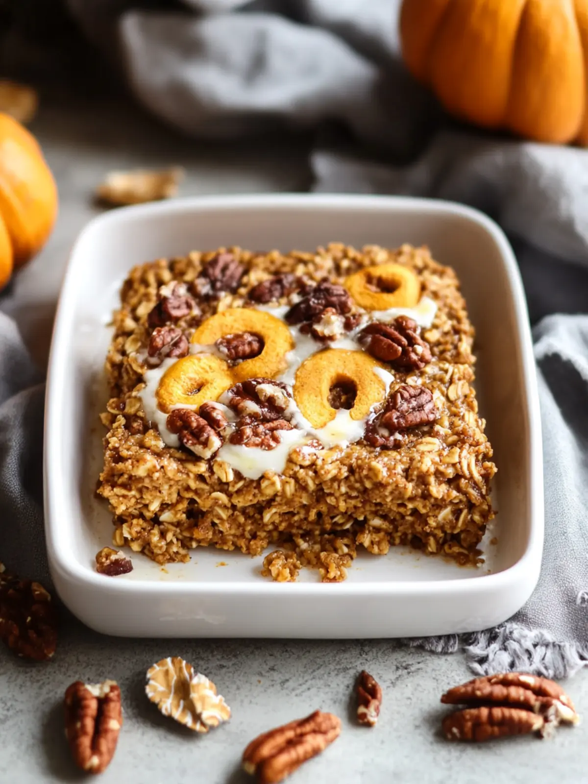 Delicious Protein Pumpkin Baked Oatmeal for Cozy Mornings 2 Protein Pumpkin Baked Oatmeal