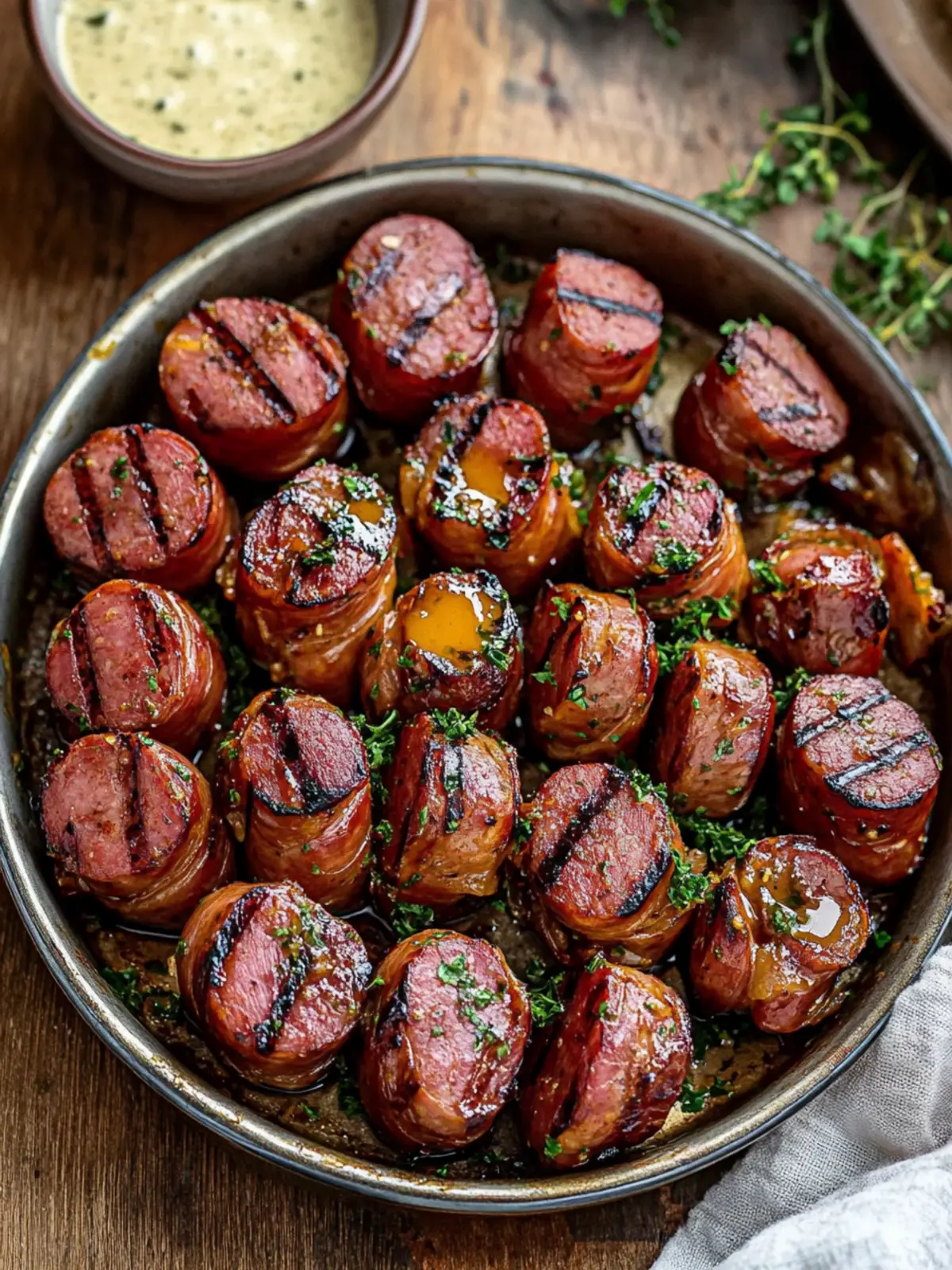 Mustard Hasselback Kielbasa Bites You’ll Crave Tonight 4 Mustard Hasselback Kielbasa Bites