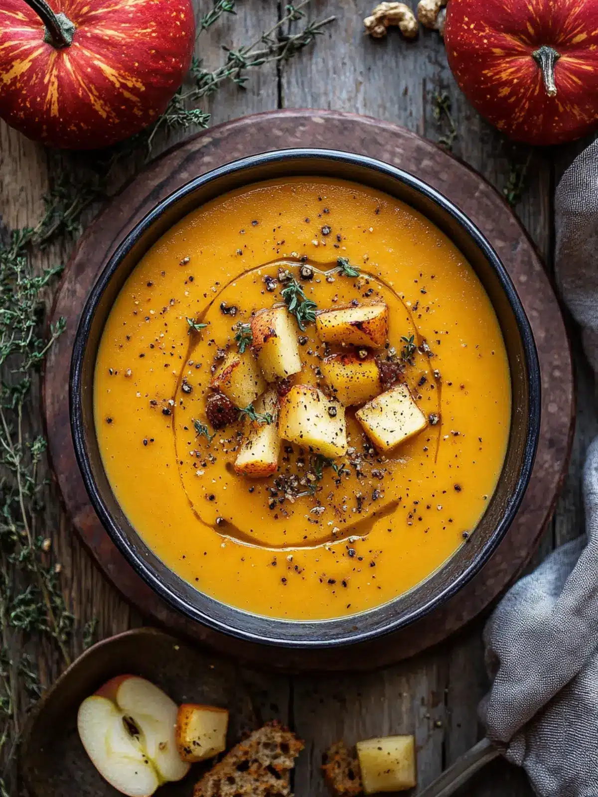 Creamy Roasted Apple Pumpkin Soup for Cozy Fall Nights 5 Creamy Roasted Apple Pumpkin Soup