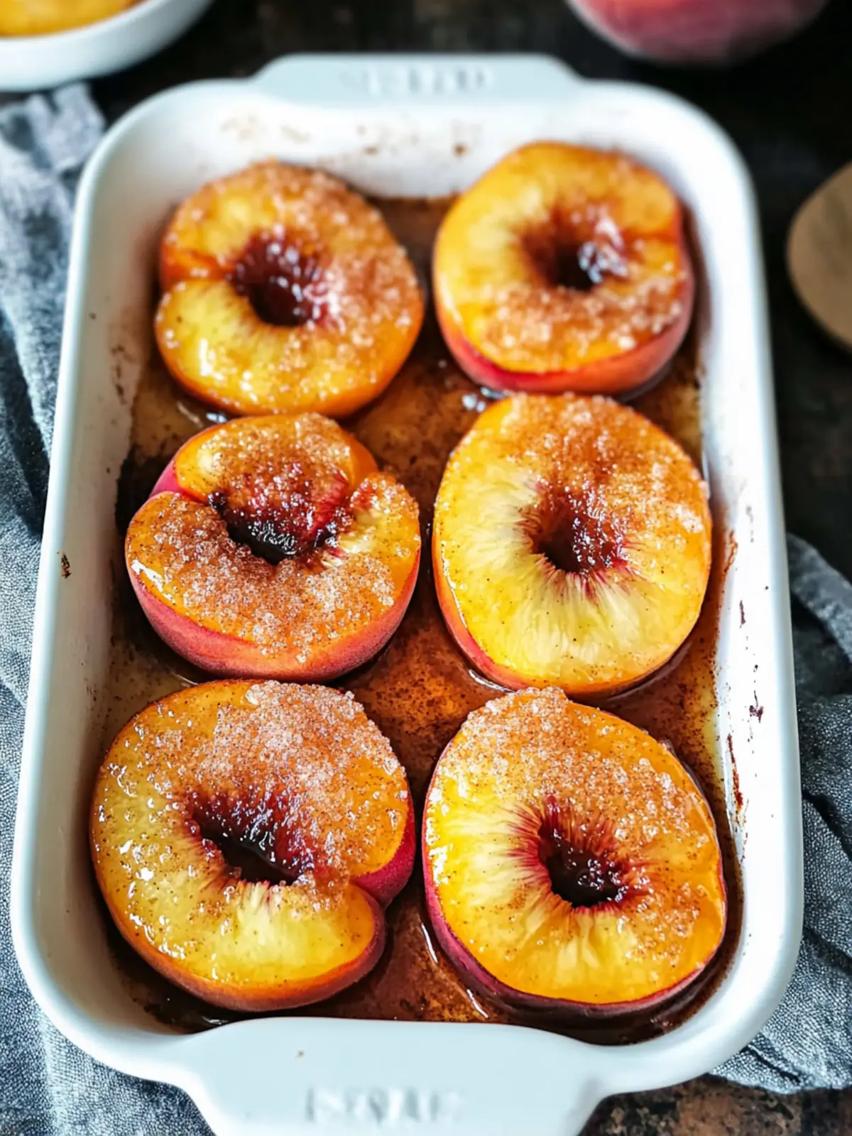 Cinnamon Sugar Baked Peaches: A Sweet Summer Delight 5 Cinnamon Sugar Baked Peaches