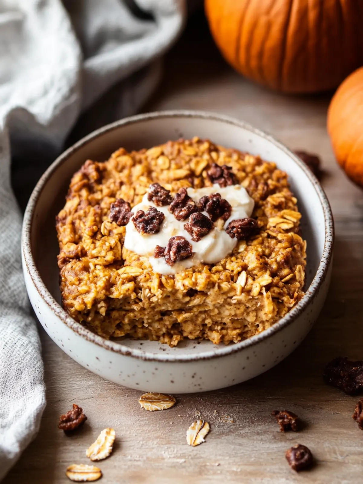 Delicious Protein Pumpkin Baked Oatmeal for Cozy Mornings 3 Protein Pumpkin Baked Oatmeal