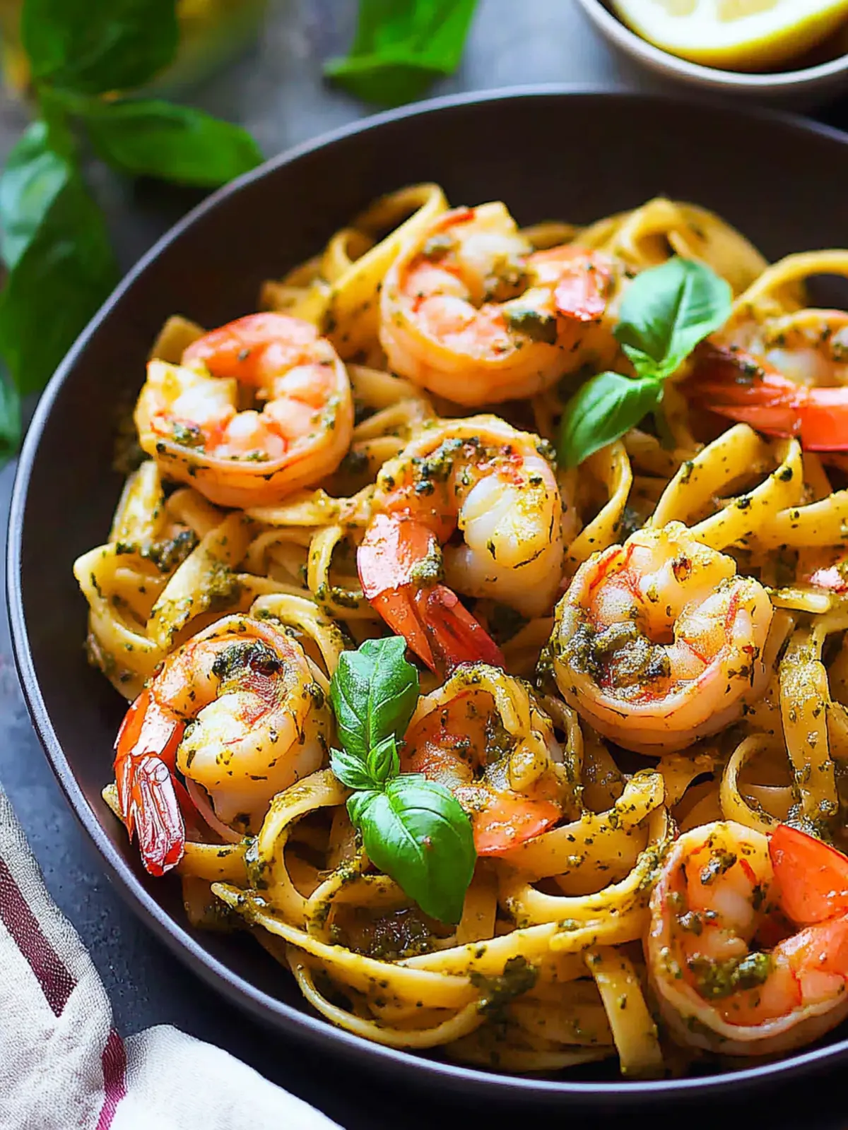 30-Minute Pesto Shrimp Pasta for Quick Weeknight Delights 3 Pesto Shrimp Pasta