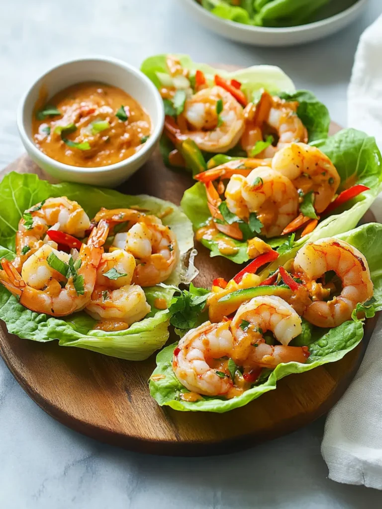 Shrimp Lettuce Wraps