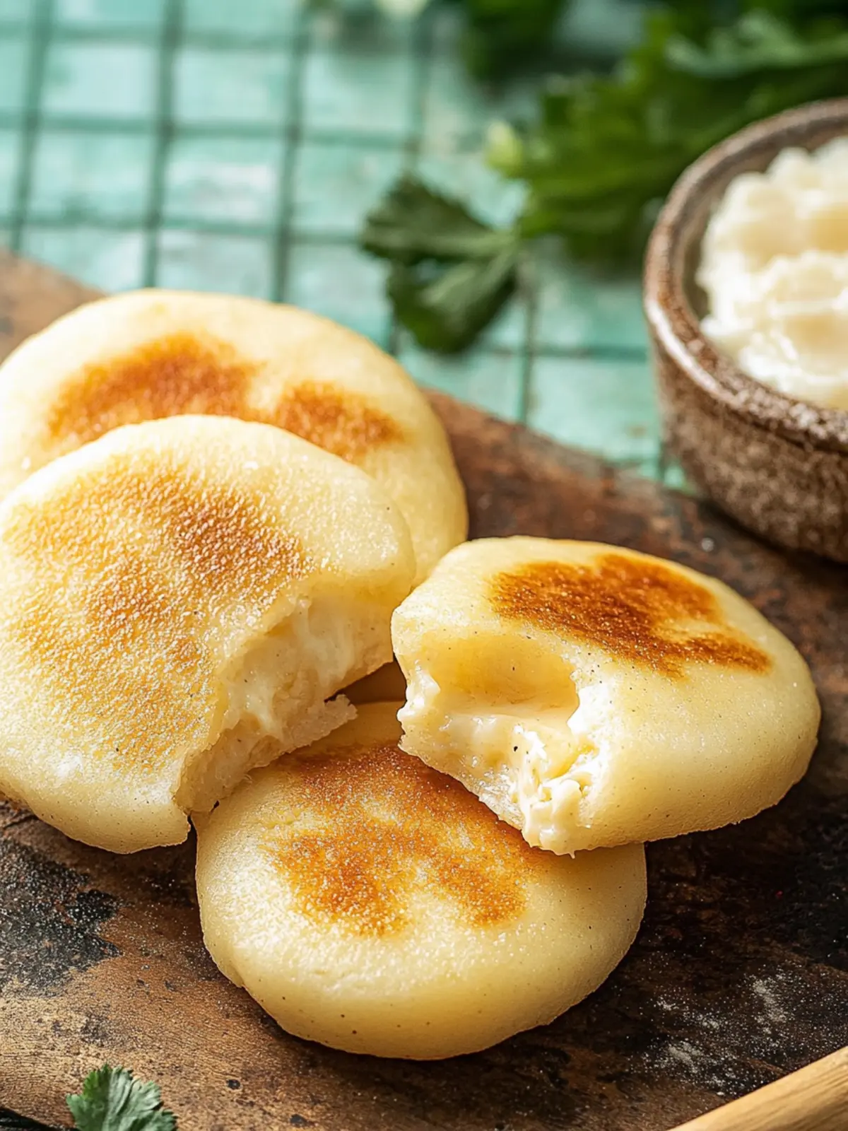 Arepas con Queso