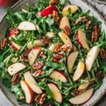 Zesty Apple Arugula Salad with Sweet Maple Pecans Delight 10 Apple Arugula Salad