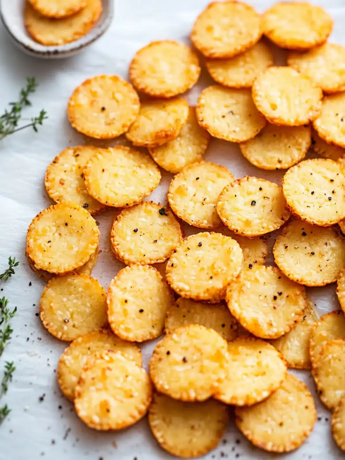 Bake Cheddar Cheese Coins That'll Wow Your Guests Instantly 3 Bake Cheddar Cheese Coins
