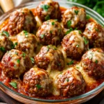 Savor Oven-Baked Beef Meatballs in Rich Marinara Bliss 6 Oven-Baked Beef Meatballs