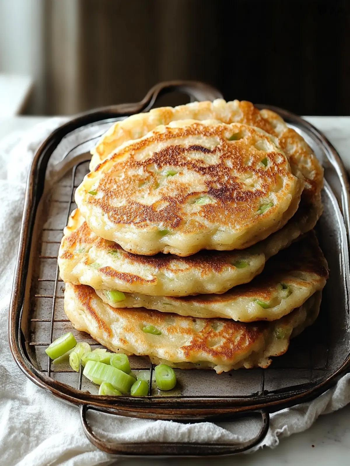 Savory Leek and Havarti Pancakes for a Cozy Home Meal 2 Leek and Havarti Pancakes
