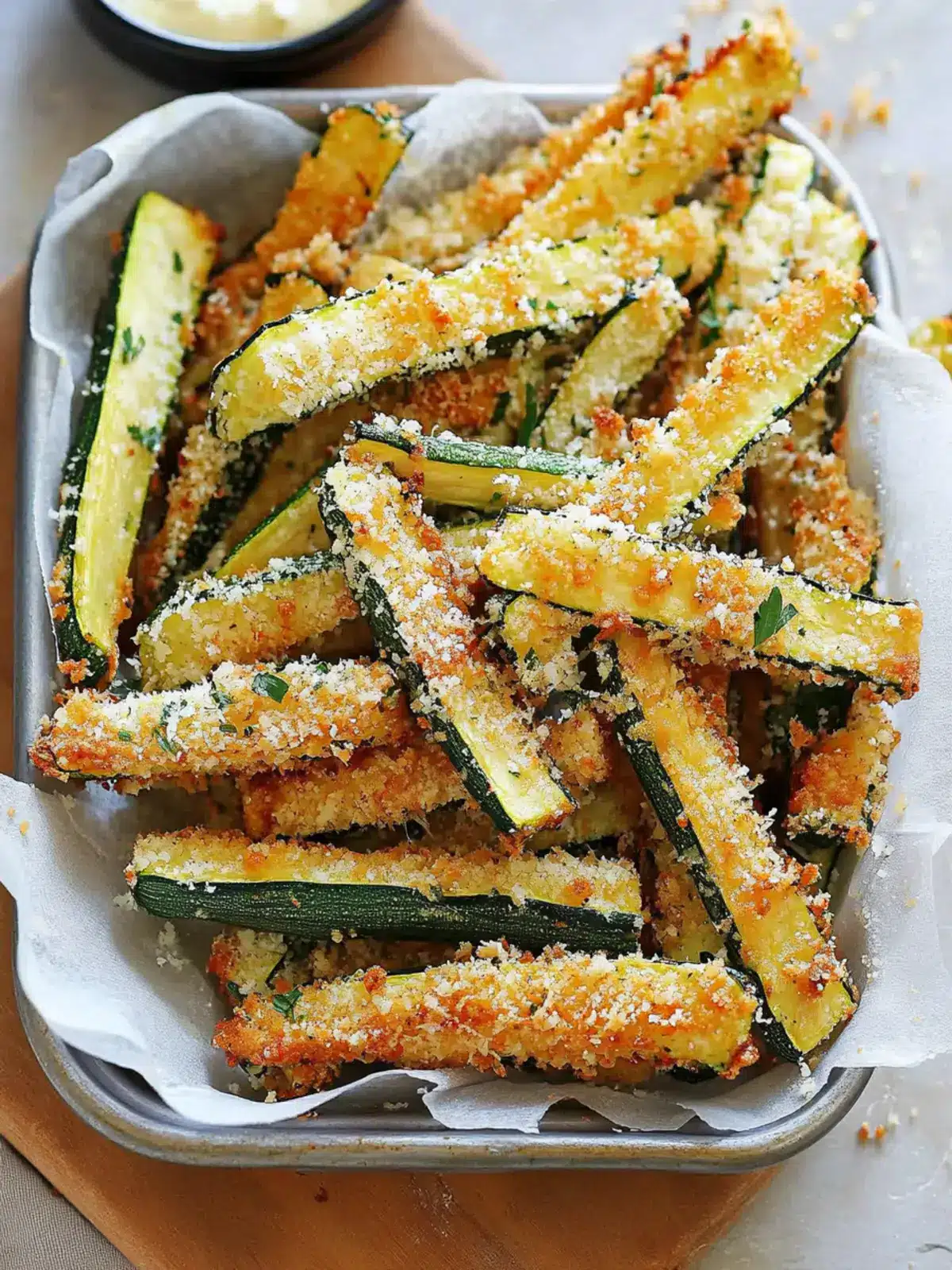 Parmesan Zucchini Fries
