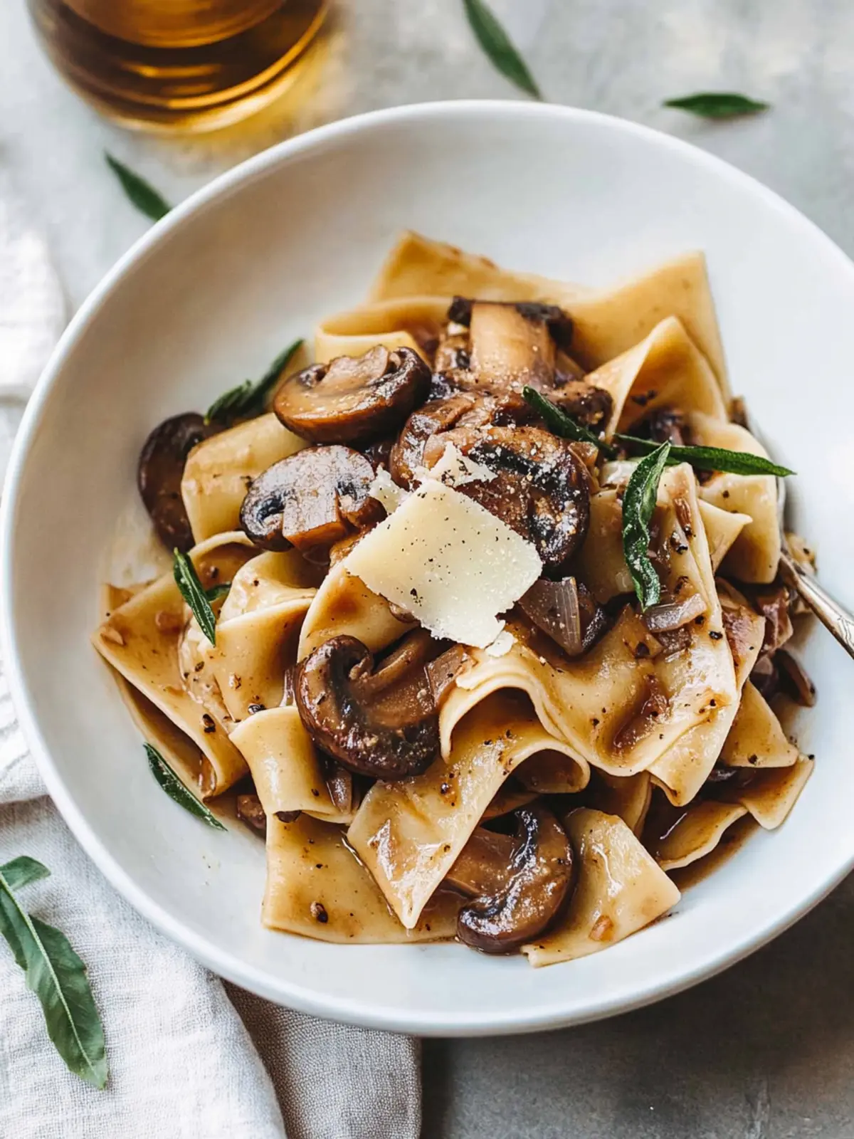 Portobello Mushroom Pappardelle