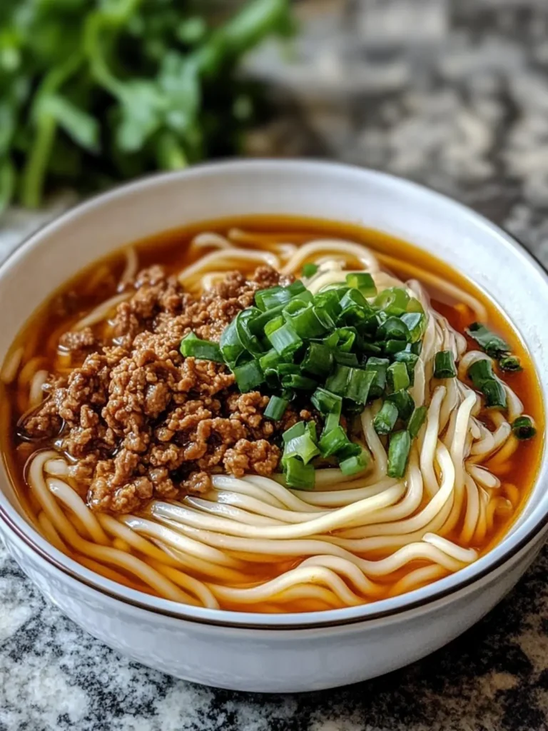 Slow Cooker Dan Dan Noodles
