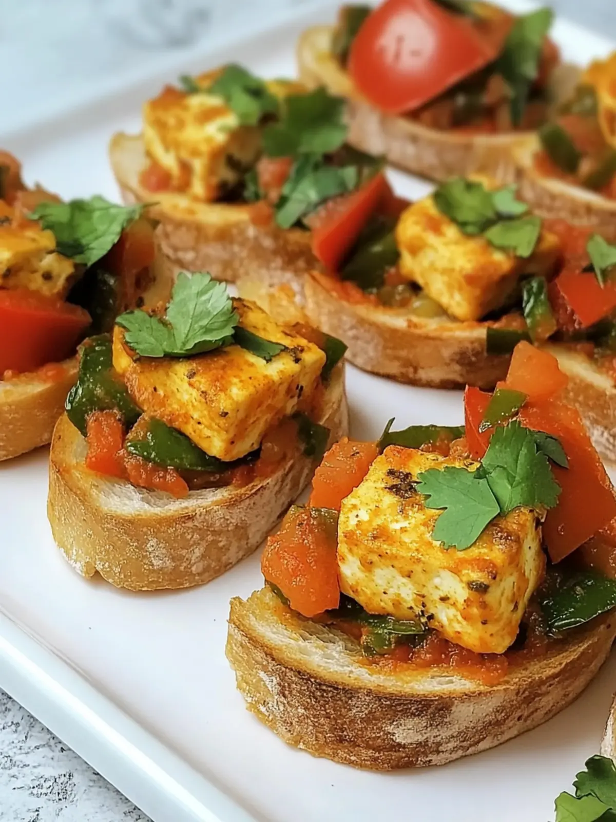 Tandoori Paneer Bruschetta: A Flavor-Packed Delight at Home 4 Tandoori Paneer Bruschetta