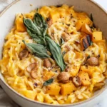 Deliciously Creamy Butternut Squash Orzo with Crispy Chickpeas 3 Creamy Butternut Squash Orzo