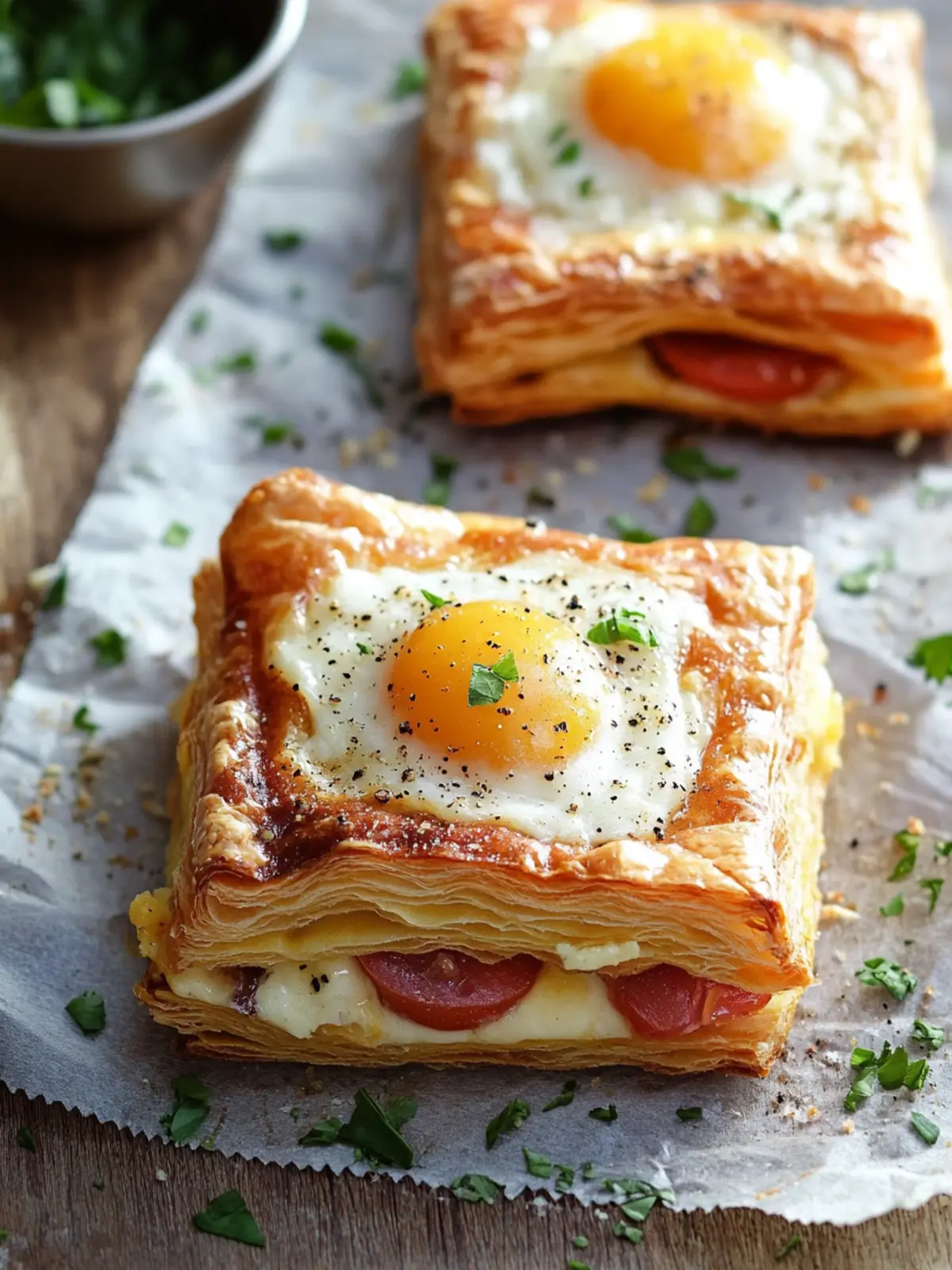 Puff Pastry Croque Madame