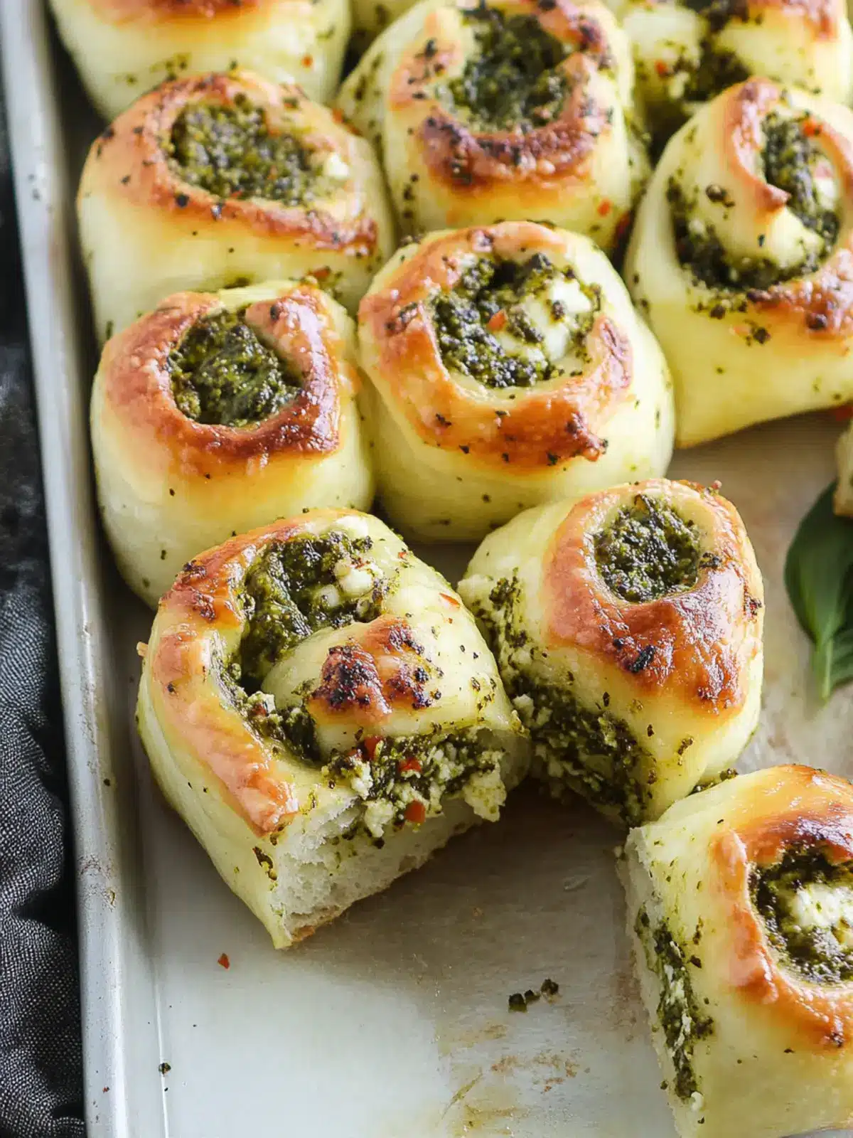 Melt-in-Your-Mouth Pesto Mozzarella Rolls Recipe 3 Pesto Mozzarella Rolls