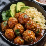 Slow Cooker Enchilada Meatballs