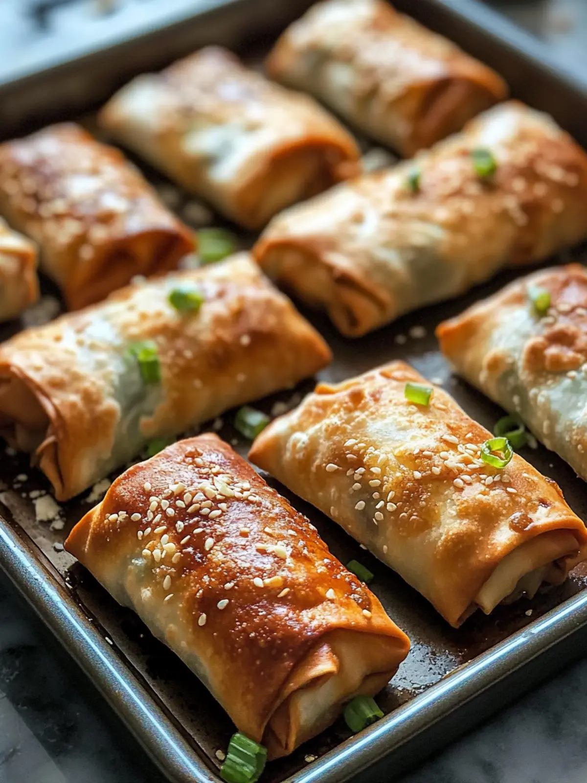 Sheet Pan Baked Egg Rolls